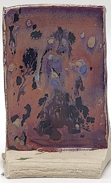 Passion Flower + Peppered Plum on Valentine Earthstone ES-10 cone 6 oxidation