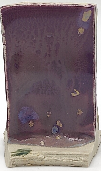 Passion Flower + Fossil Rock on Valentine Earthstone ES-10 cone 6 oxidation