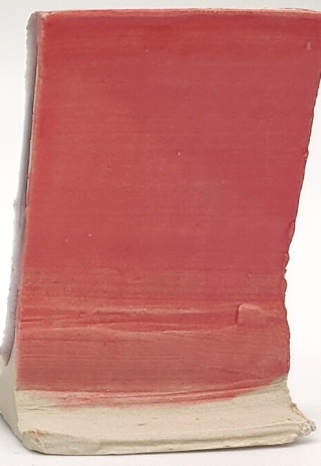 Coral Gloss on Valentine Earthstone ES-10 cone 6 oxidation