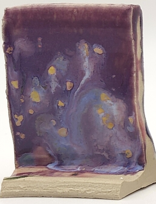 Amaryllis + Passion Flower on Valentine Earthstone ES-10 cone 6 oxidation