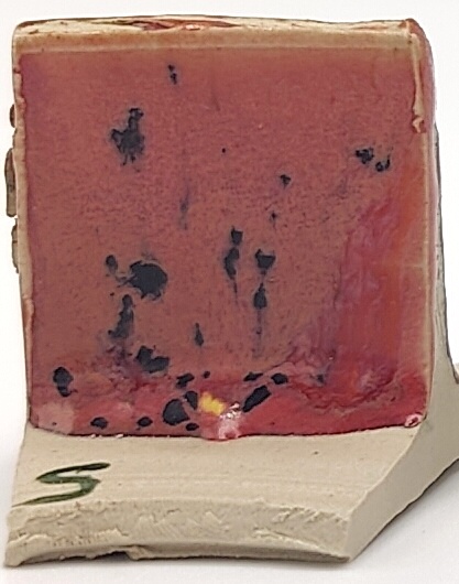 Amaryllis + Peppered Plum on Valentine Earthstone ES-10 cone 6 oxidation