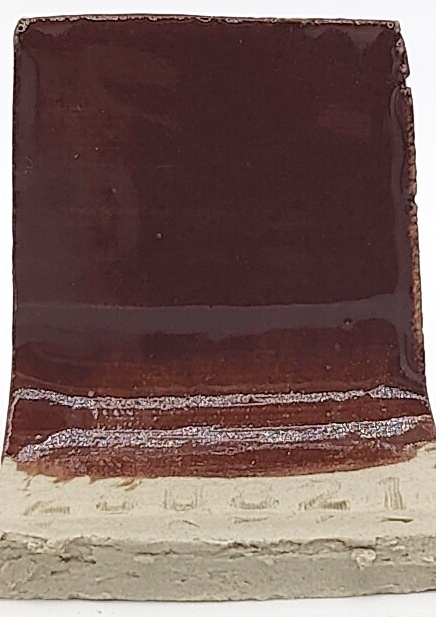 Brown Gloss on Valentine Earthstone ES-10 cone 6 oxidation