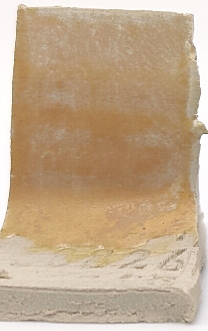Fossil Rock + Sand Dollar on Valentine Earthstone ES-10 cone 6 oxidation