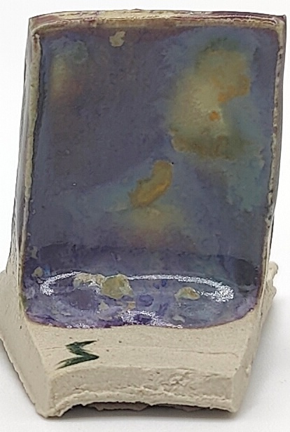 Ivy + Passion Flower on Valentine Earthstone ES-10 cone 6 oxidation