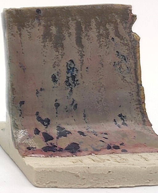 Nimbus + Peppered Plum on Valentine Earthstone ES-10 cone 6 oxidation