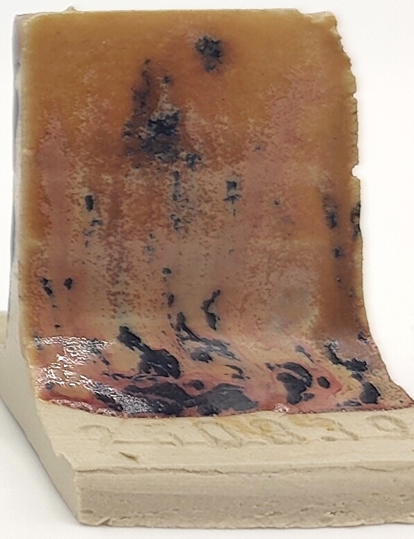 Sand Dollar + Peppered Plum on Valentine Earthstone ES-10 cone 6 oxidation