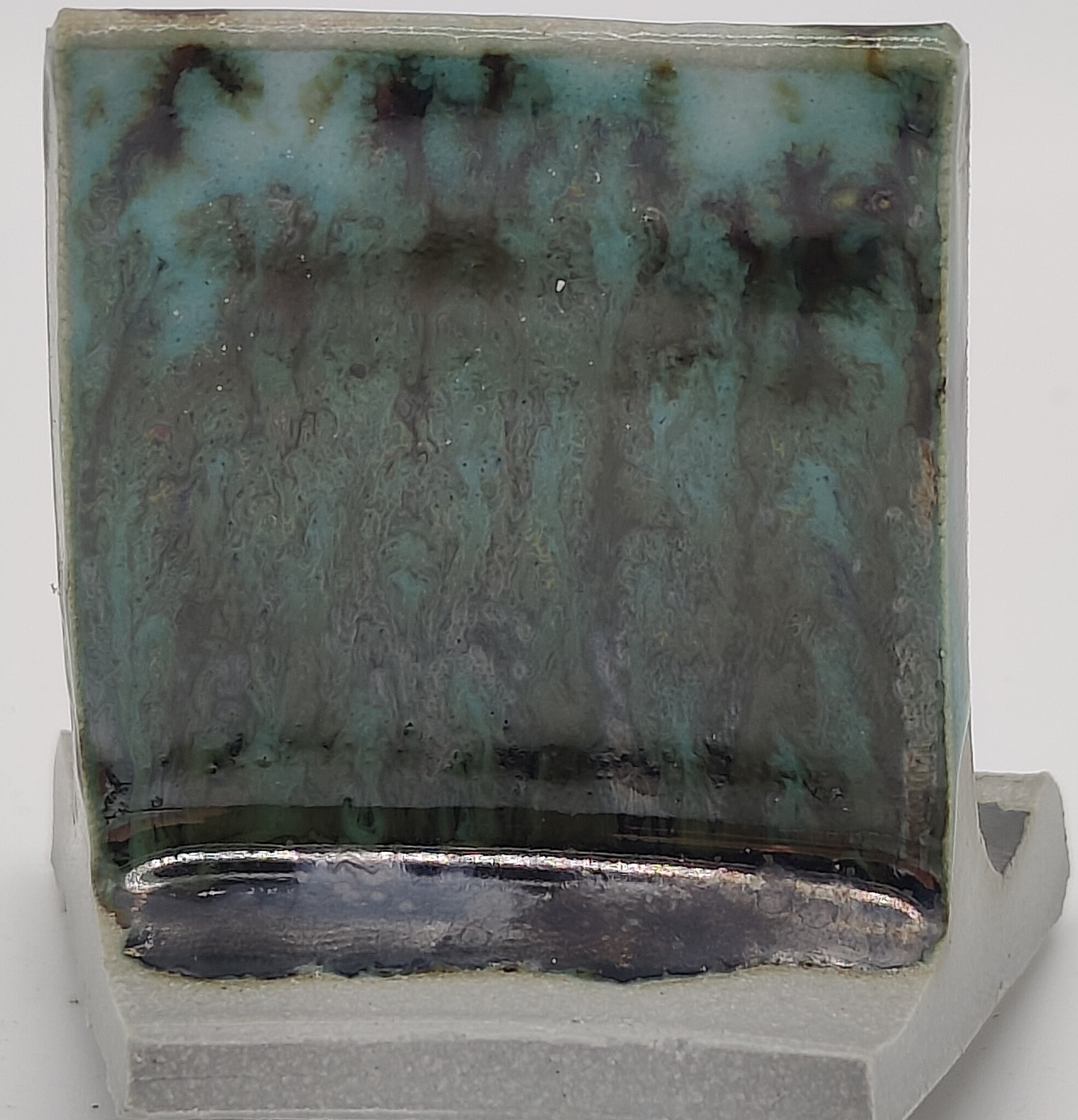 Mint Speck on Valentine LoStone Sea-Mist cone 5 oxidation