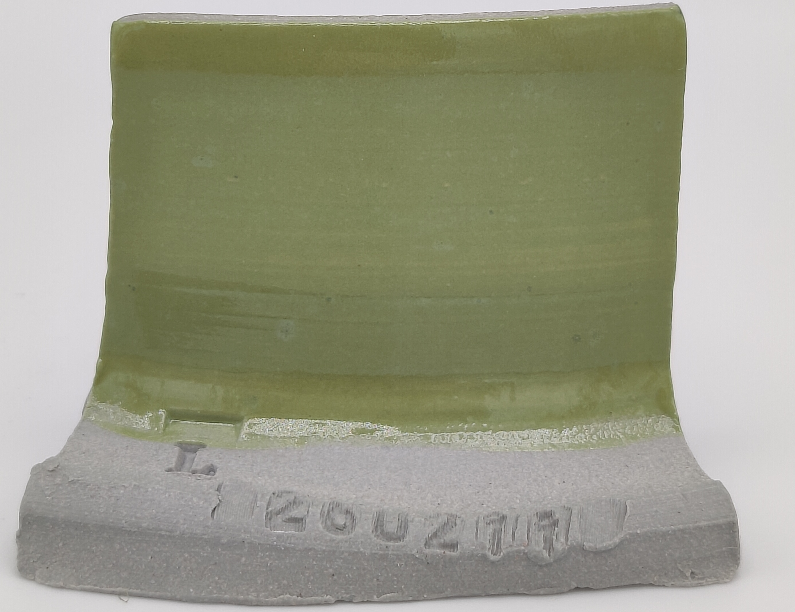 Sage Gloss + SPS - Melting Point Reducer on Valentine LoStone Sea-Mist cone 5 oxidation