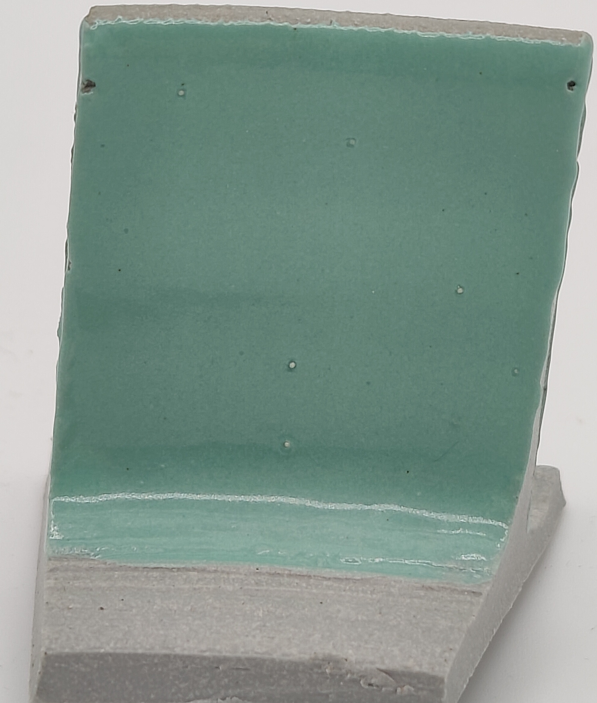 Aqua Gloss on Valentine LoStone Sea-Mist cone 5 oxidation