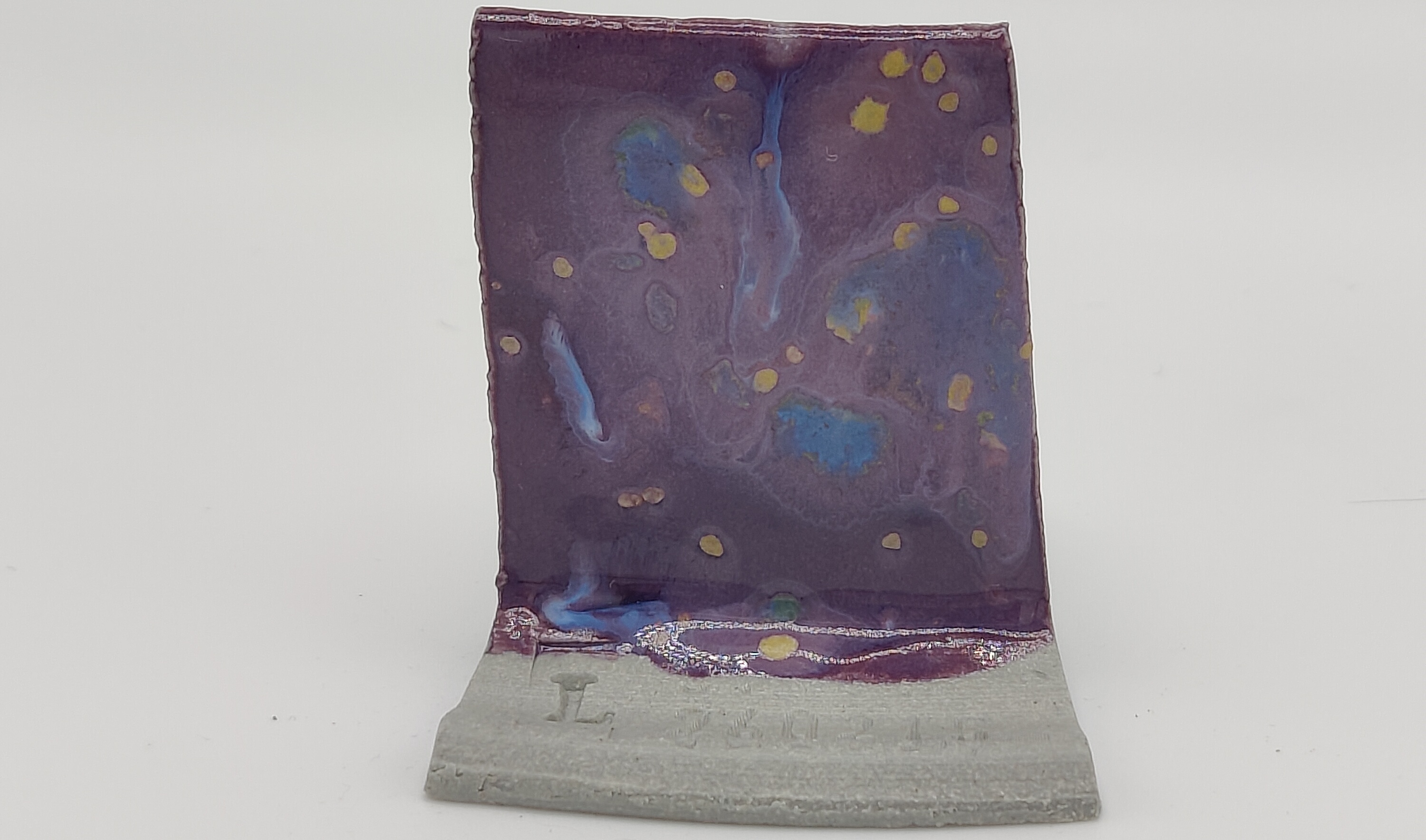 Passion Flower + SPS - Melting Point Reducer on Valentine LoStone Sea-Mist cone 5 oxidation