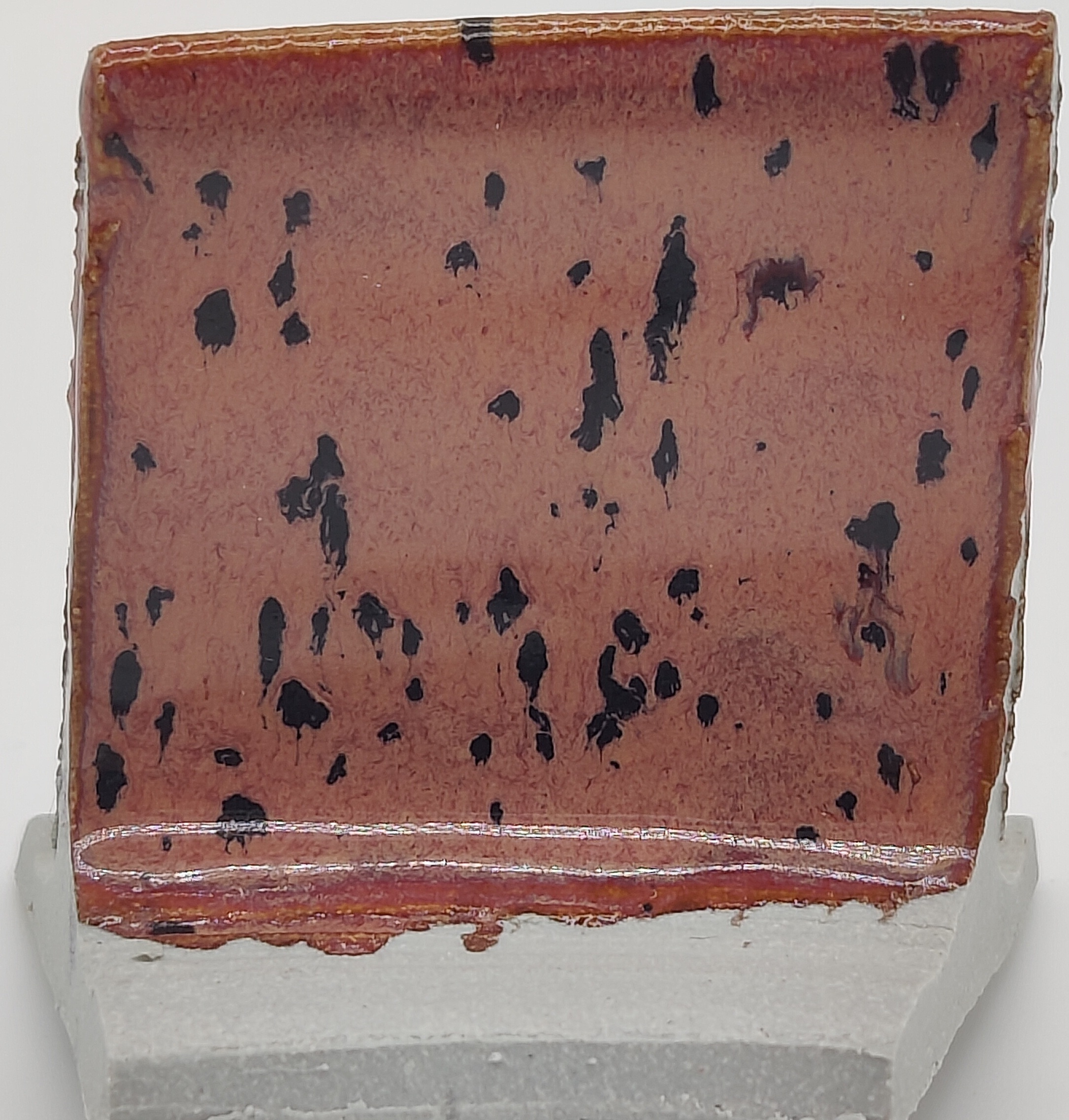 Peppered Plum on Valentine LoStone Sea-Mist cone 5 oxidation