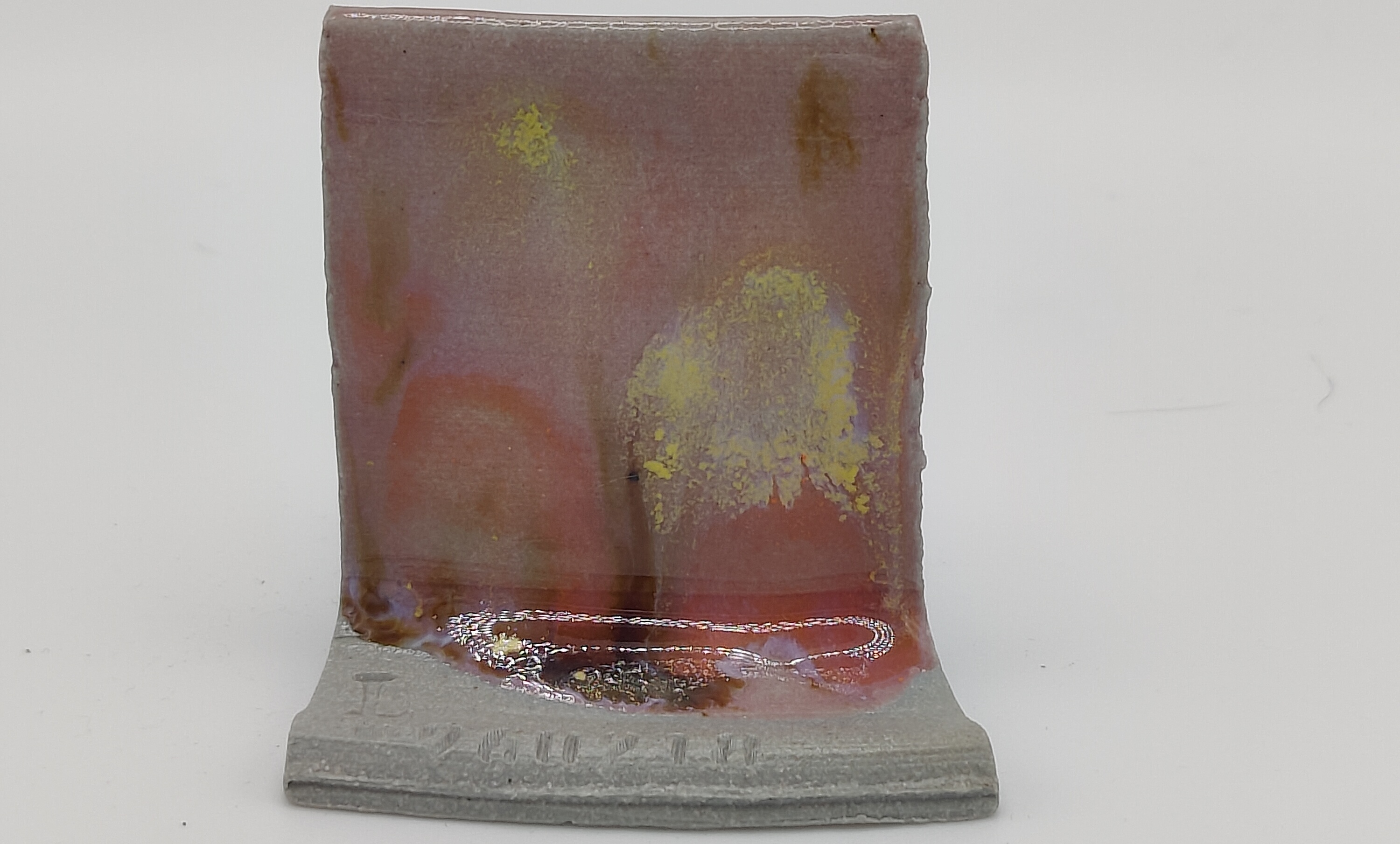 Amaryllis + SPS - Melting Point Reducer on Valentine LoStone Sea-Mist cone 5 oxidation