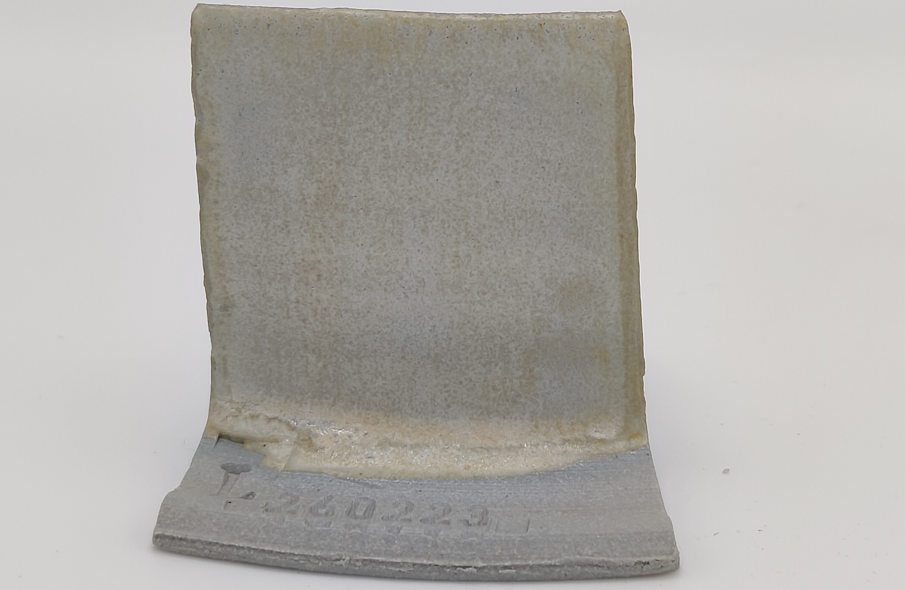 Fossil Rock + SPS - Melting Point Reducer on Valentine LoStone Sea-Mist cone 5 oxidation