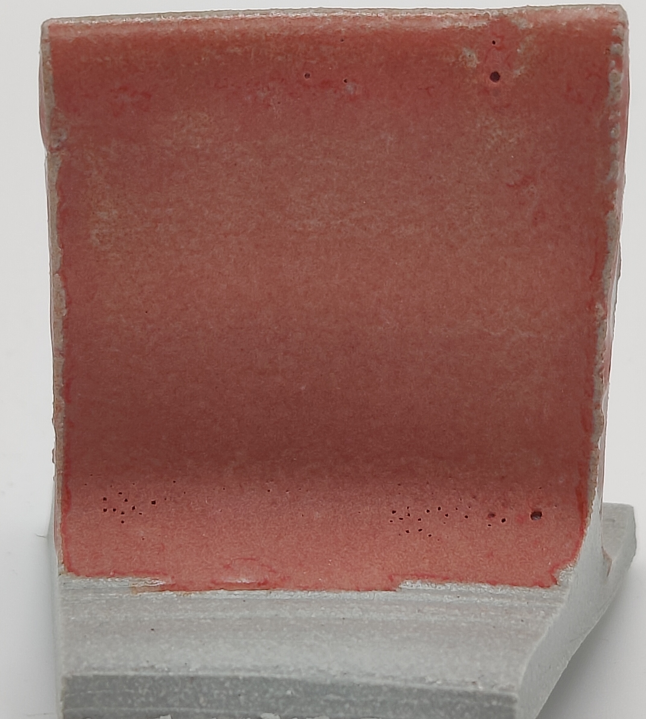 Rose Quartz on Valentine LoStone Sea-Mist cone 5 oxidation