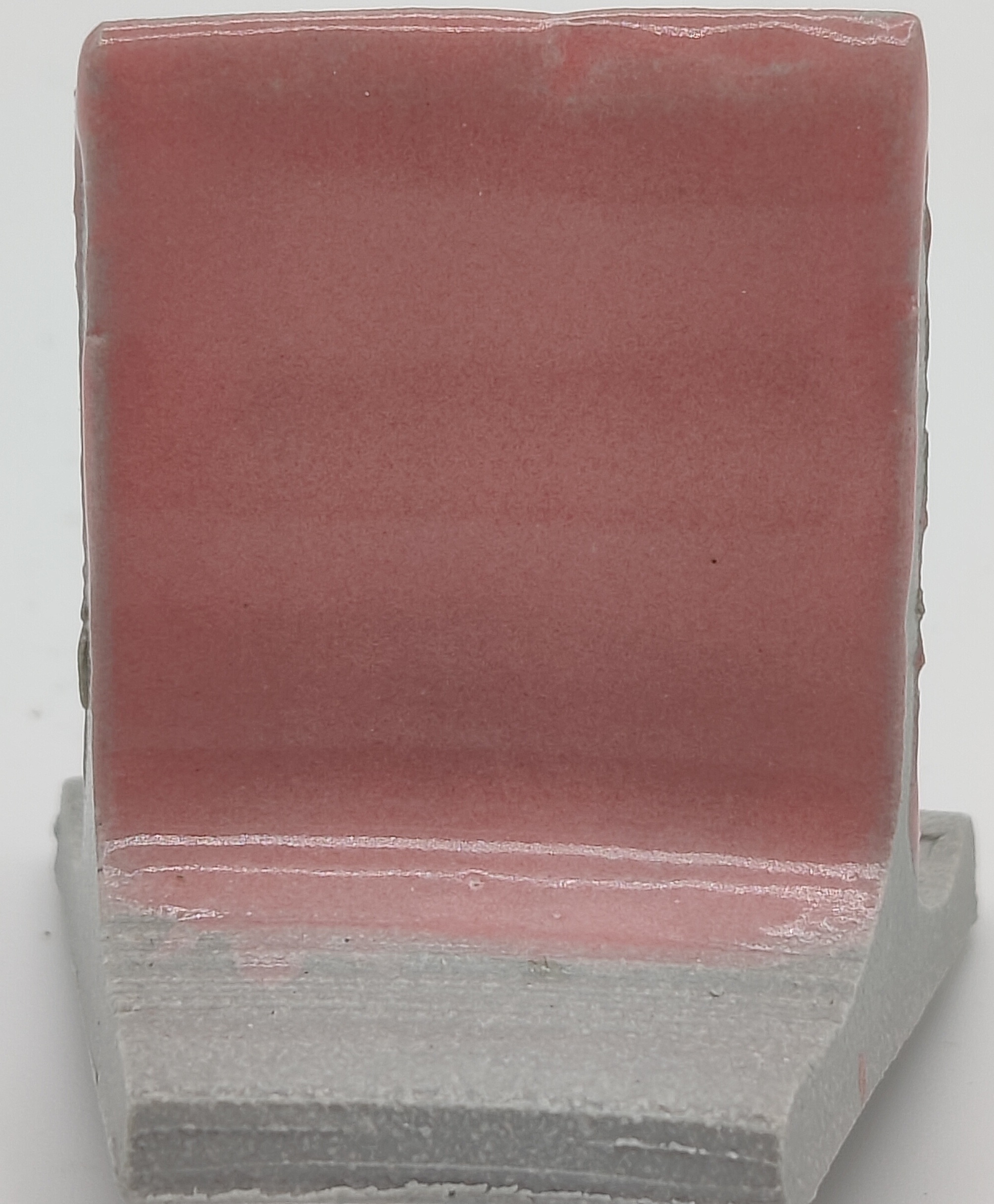 Pink Gloss on Valentine LoStone Sea-Mist cone 5 oxidation