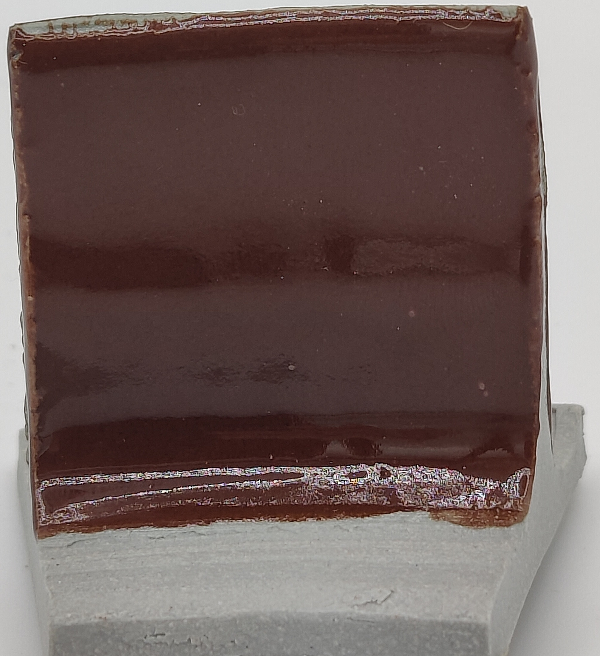 Brown Gloss on Valentine LoStone Sea-Mist cone 5 oxidation