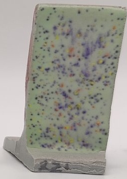 Mint Speck + SPS - Melting Point Reducer on Valentine LoStone Sea-Mist cone 4 oxidation