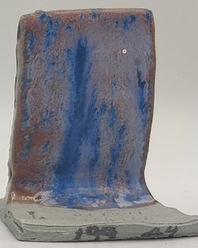 Purple Aster + SPS - Melting Point Reducer on Valentine LoStone Sea-Mist cone 4 oxidation