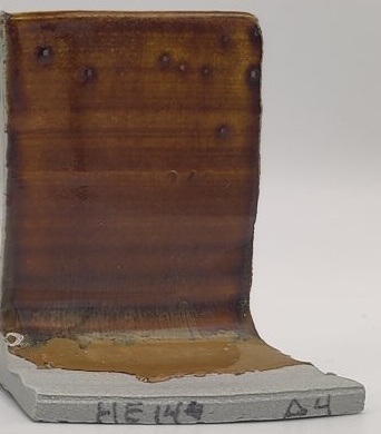Brown Garnet + SPS - Melting Point Reducer on Valentine LoStone Sea-Mist cone 4 oxidation