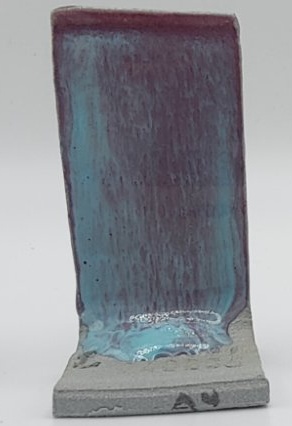 Blue Flame + SPS - Melting Point Reducer on Valentine LoStone Sea-Mist cone 4 oxidation
