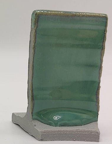 Prisma Green on Valentine LoStone Sea-Mist cone 4 oxidation