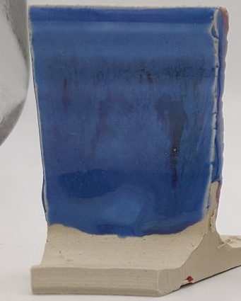 Blue Flame on Valentine Earthstone ES-10 cone 6 oxidation