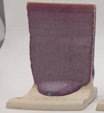 Blue Flame on Valentine Earthstone ES-10 cone 6 oxidation