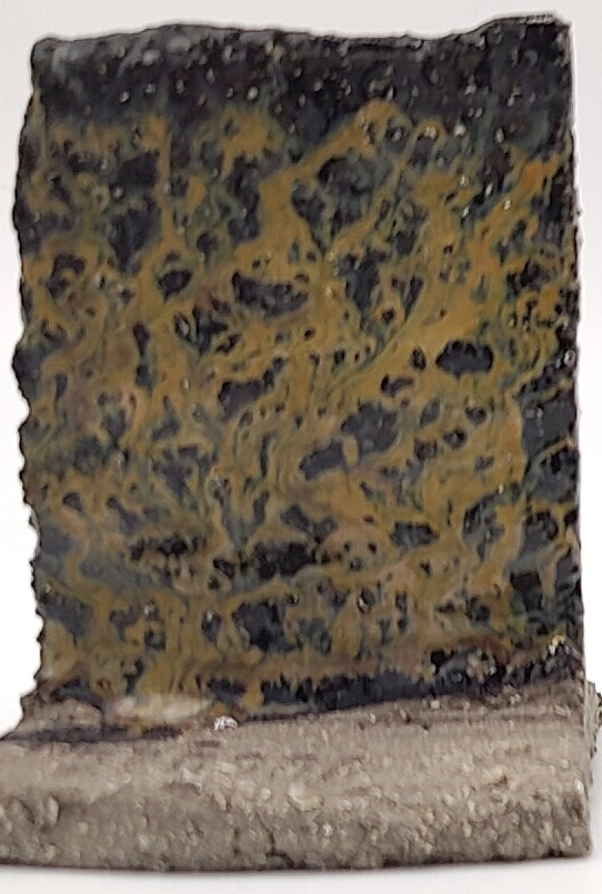 Tiger's Eye on SIO2 Barcino Grey cone 6 oxidation