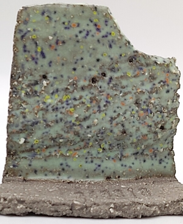 Mint Speck on SIO2 Barcino Grey cone 6 oxidation