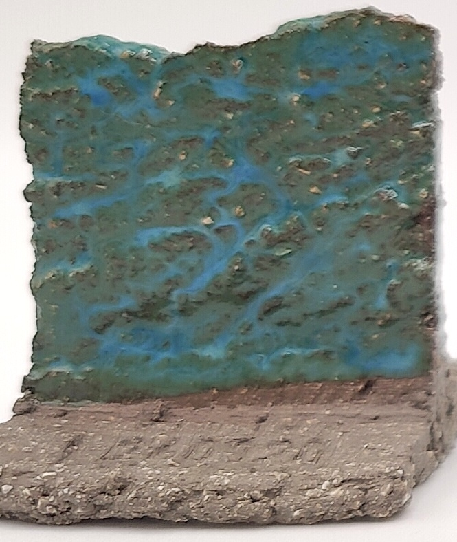 Tropical Teal on SIO2 Barcino Grey cone 6 oxidation