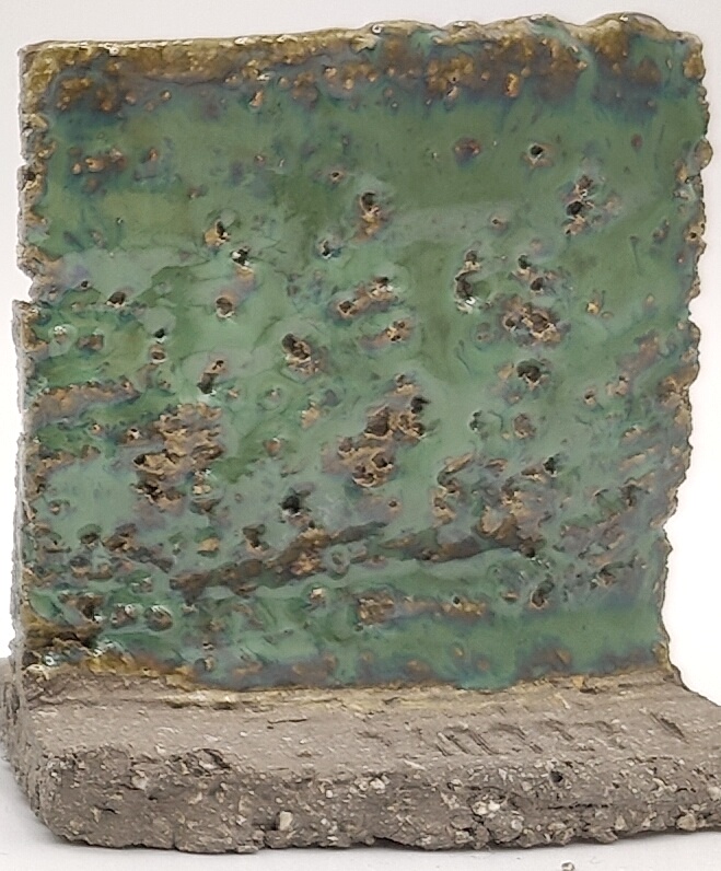 Prisma Green on SIO2 Barcino Grey cone 6 oxidation