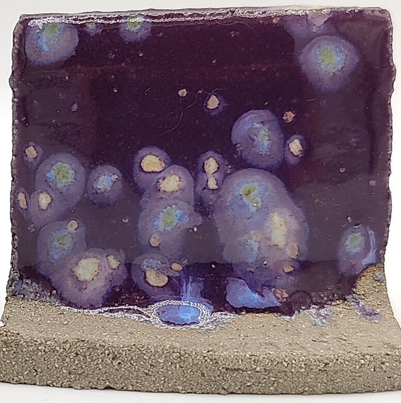 Passion Flower on SIO2 Zumaia Grey (Rokk Grey) cone 6 oxidation