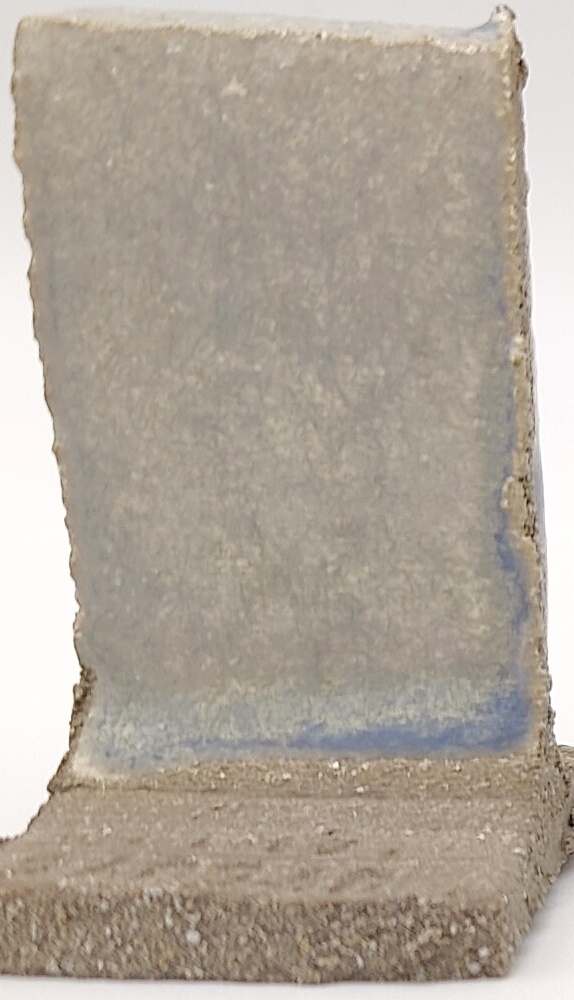 Micro Pearl on SIO2 Zumaia Grey (Rokk Grey) cone 6 oxidation