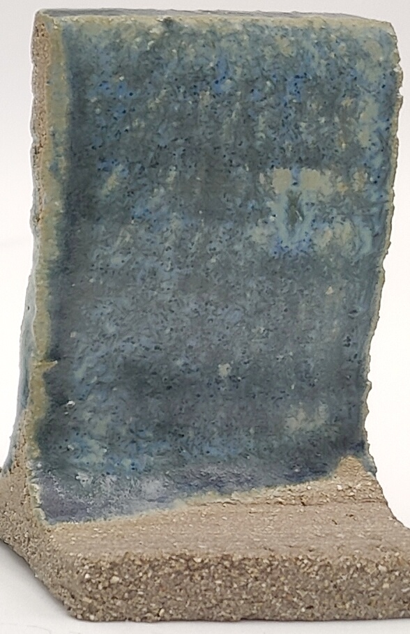 Micro Cerulean on SIO2 Zumaia Grey (Rokk Grey) cone 6 oxidation