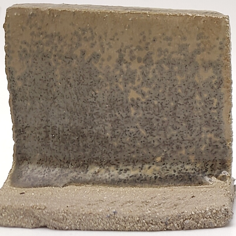 Micro Ash on SIO2 Zumaia Grey (Rokk Grey) cone 6 oxidation
